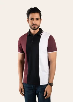 Royale Contrast Cotton Polo – Veylor