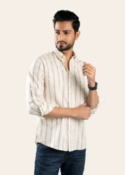 Premium Casual Stripe Shirt – S 003
