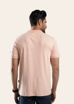 Alternative view of Prefine Premium Zipper Polo For Men-Light brown