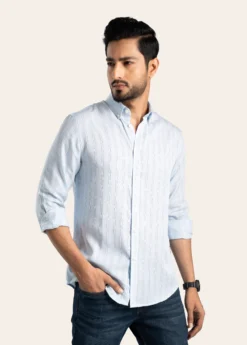 Premium Casual Stripe Shirt – S 007
