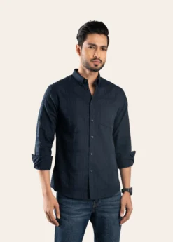 Premium Casual Stripe Shirt – S 010