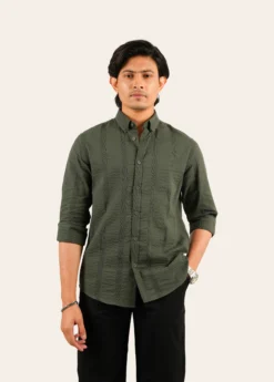 Premium Casual Stripe Shirt – S 015