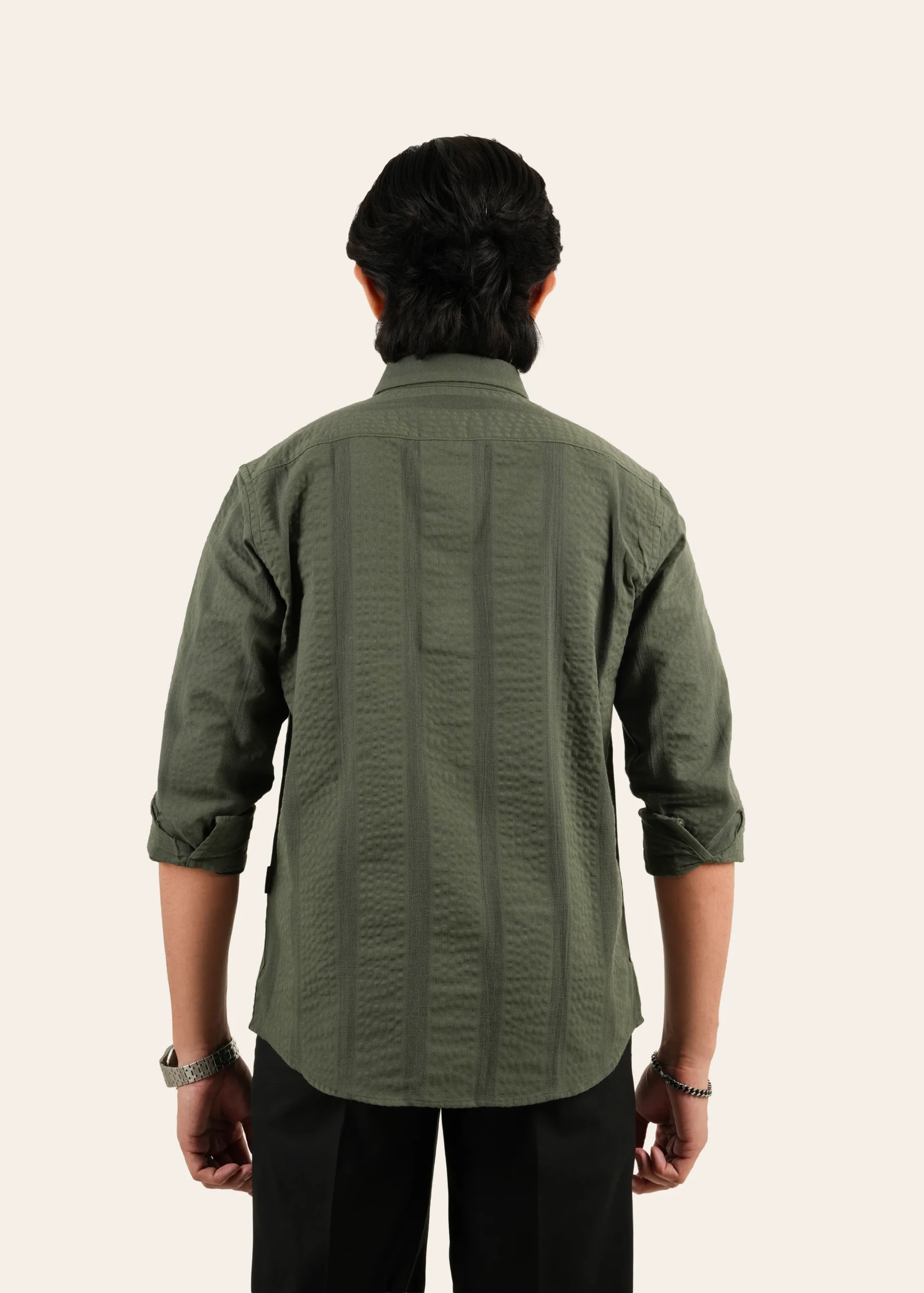 Premium Casual Stripe Shirt – S 015 - Image 3