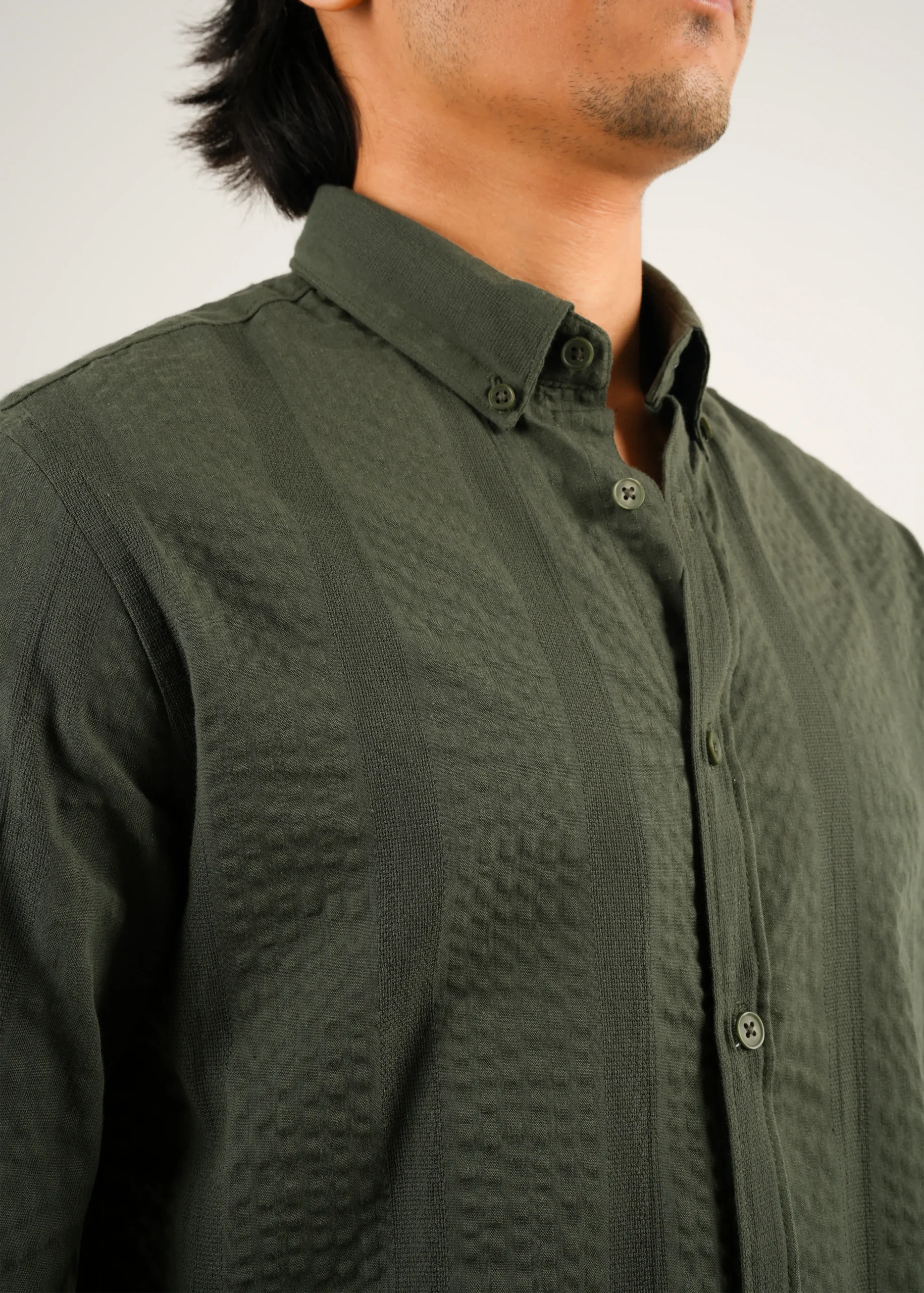 Premium Casual Stripe Shirt – S 015 - Image 2