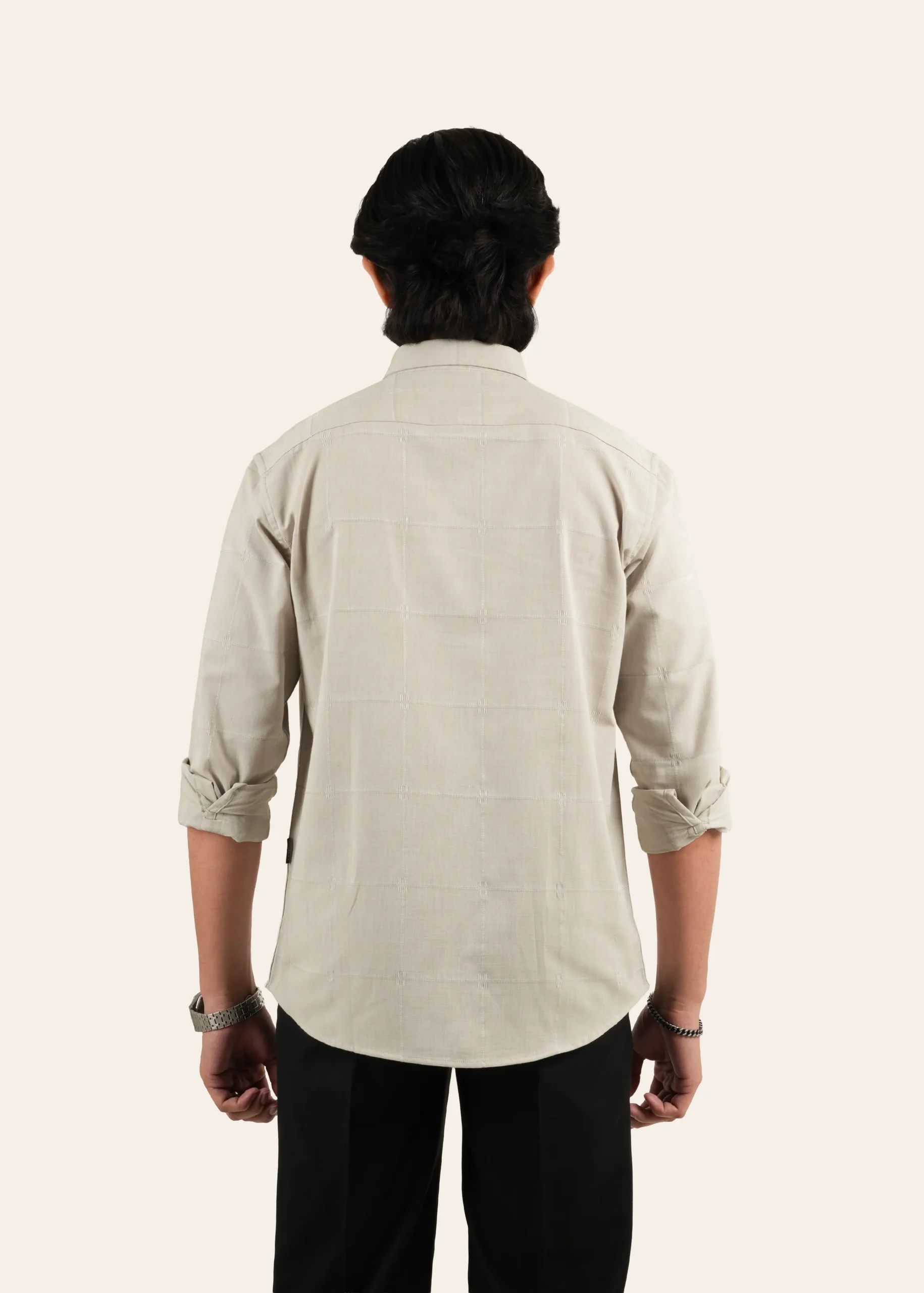 Premium Casual Stripe Shirt – S 016 - Image 3
