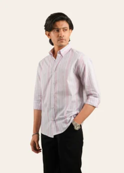 Premium Casual Stripe Shirt – S 017