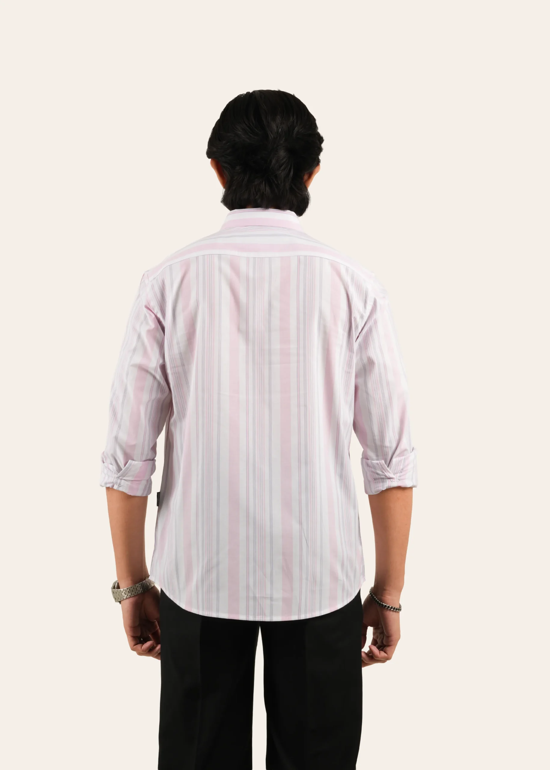 Premium Casual Stripe Shirt – S 017 - Image 2