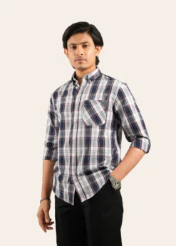 Premium Casual Stripe Shirt – S 019
