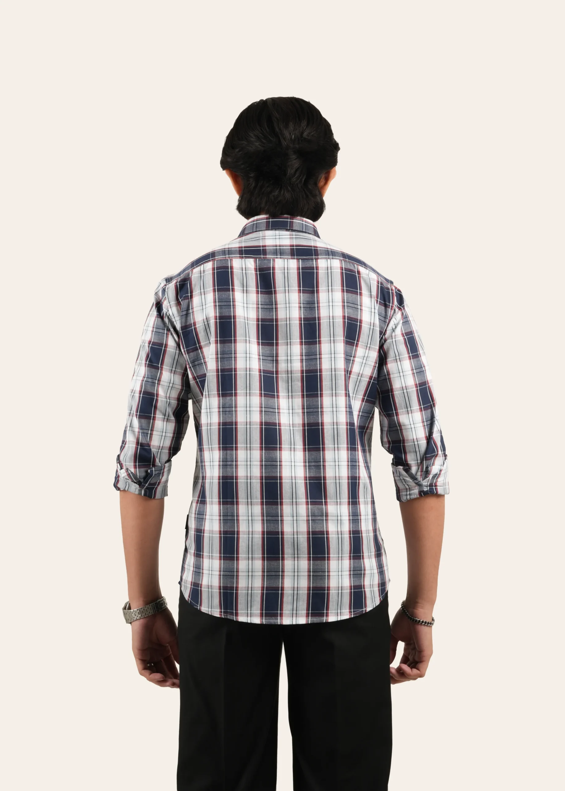 Premium Casual Stripe Shirt – S 019 - Image 3