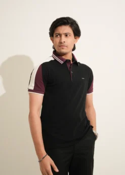 Royale Contrast Cotton Polo – Zyrex