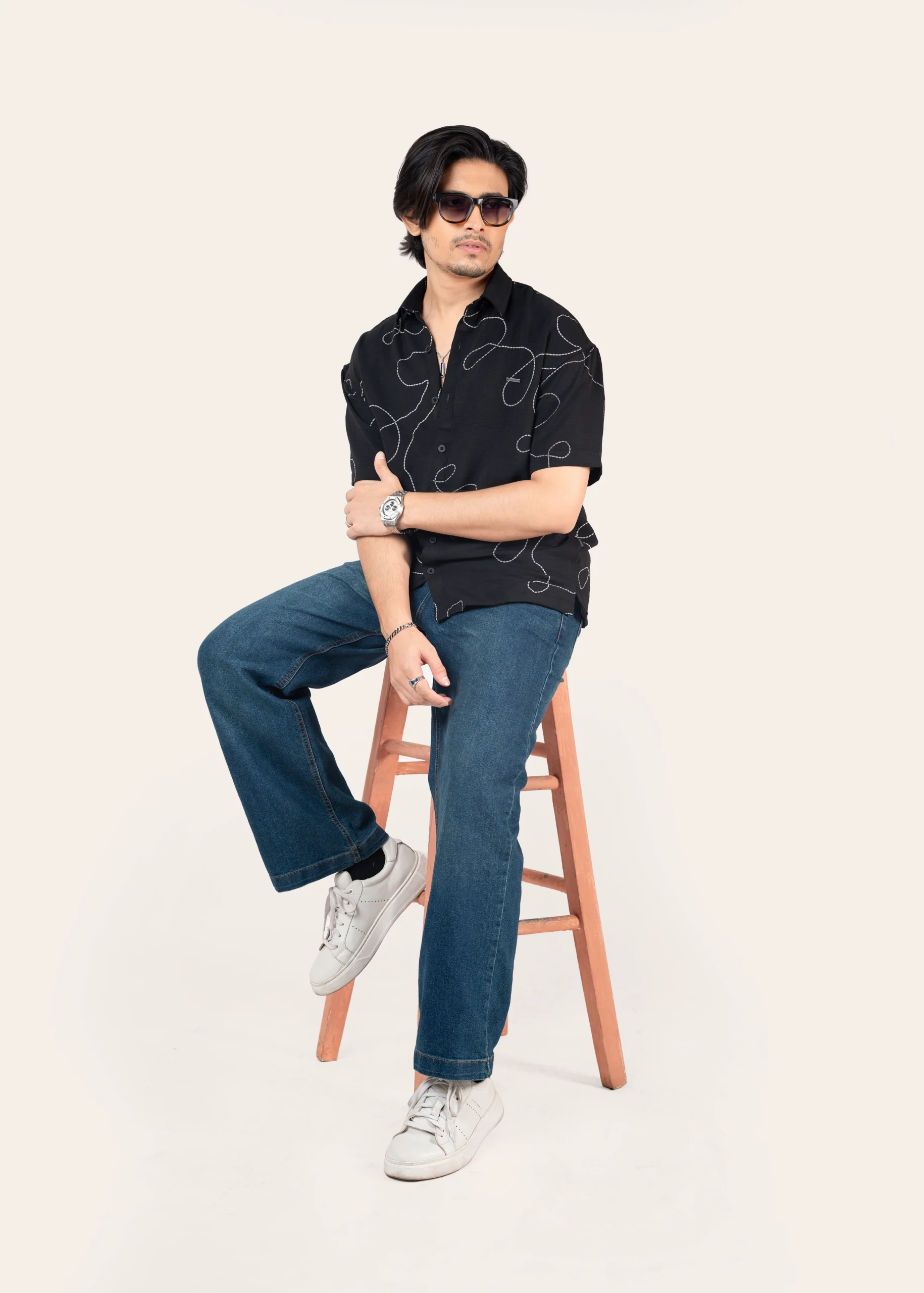 Midnight Drift Premium Casual Shirt - Image 4