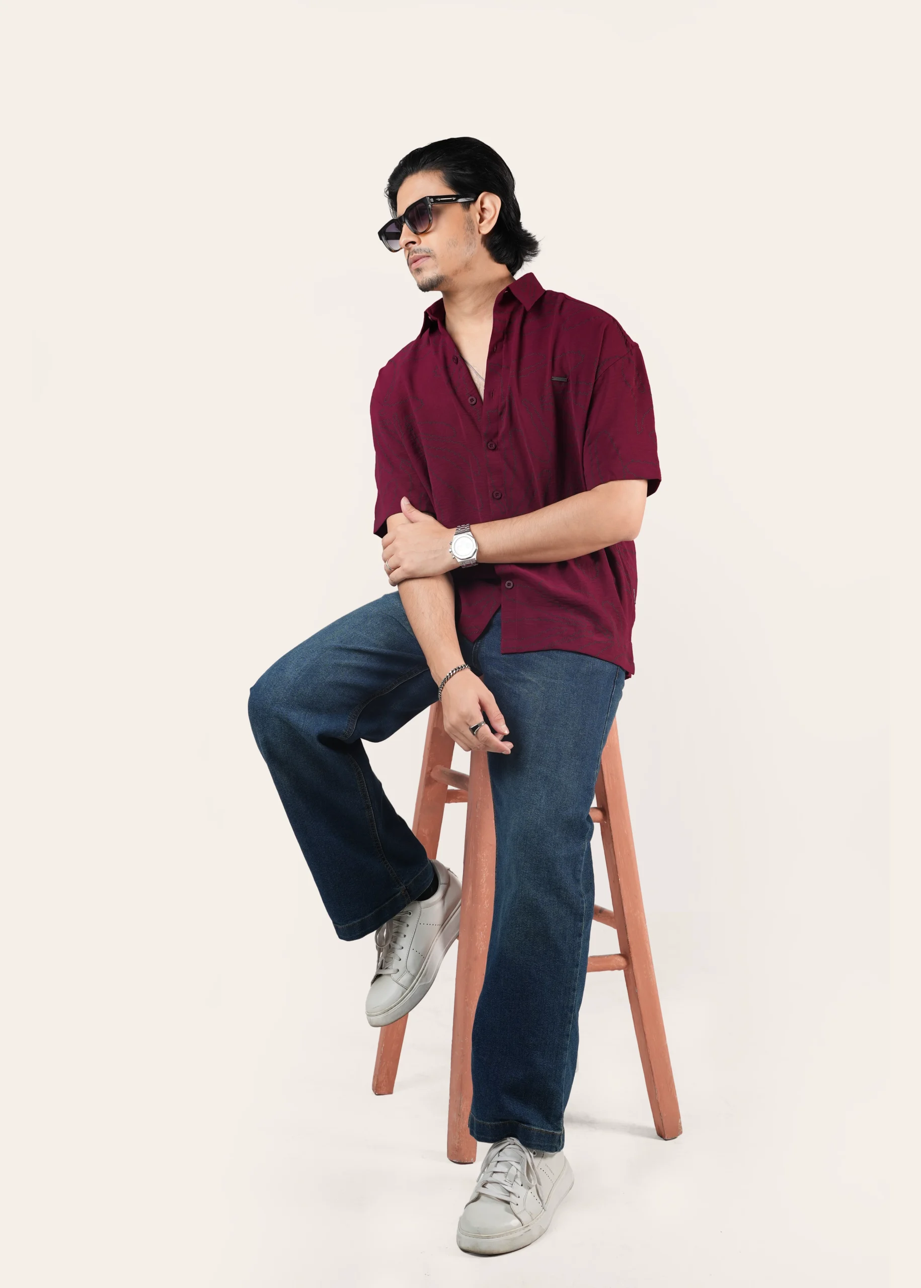 Emerald Aura Premium Casual Shirt - Image 4